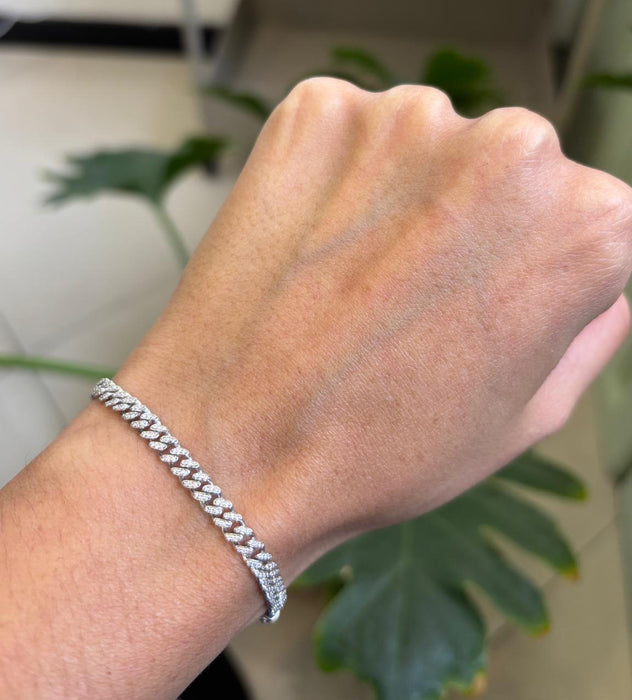 Pulsera 14k diamante