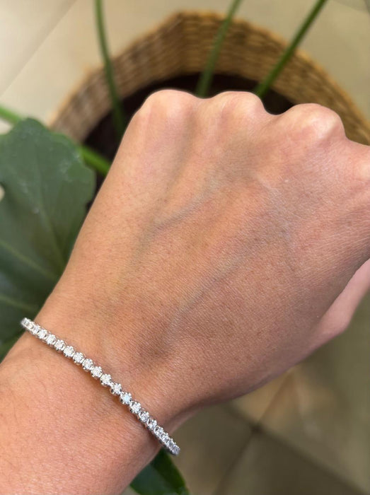 Pulsera oro 14k diamante