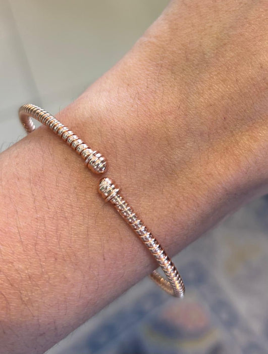 Aro italiano oro 14k flexible